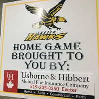 Sponsorship game for the Exeter Hawks November 2019