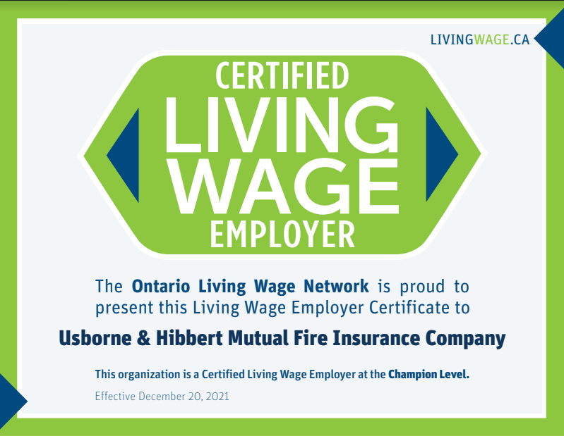 Certified Living Wage Employer